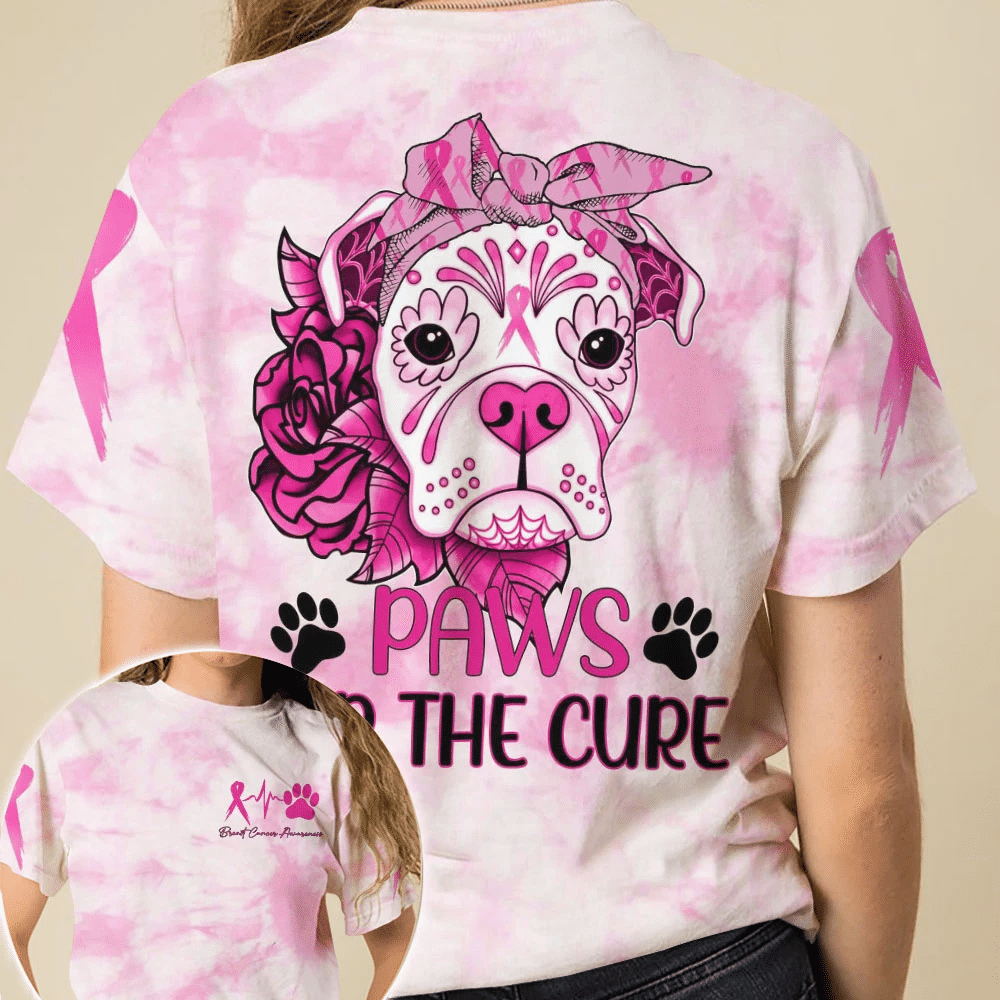 Paws For The Cure – T-Shirt und Hoodie zur Sensibilisierung für Brustkrebs 0822
