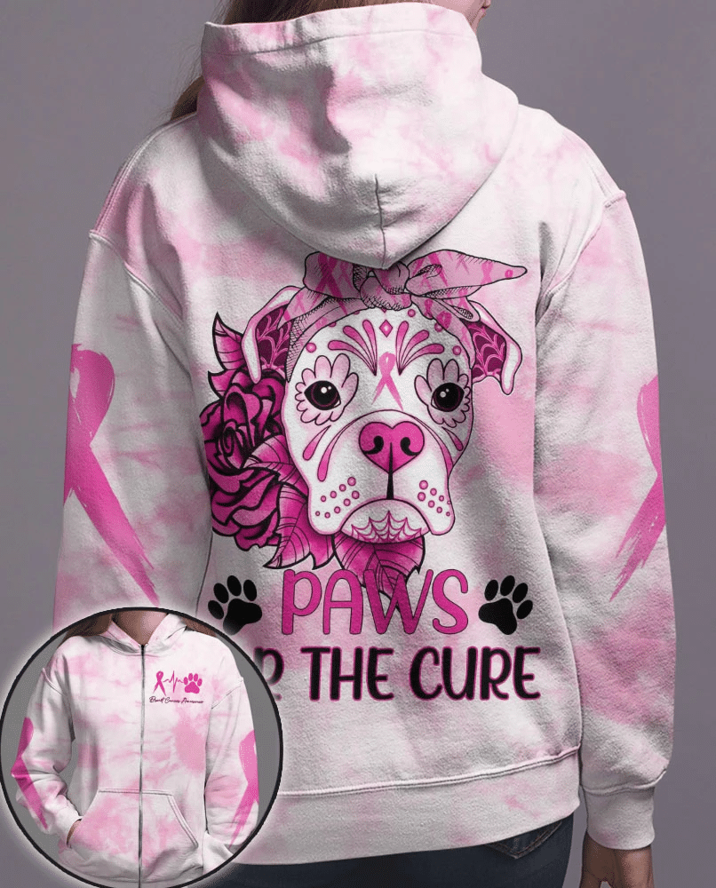Paws For The Cure – T-Shirt und Hoodie zur Sensibilisierung für Brustkrebs 0822