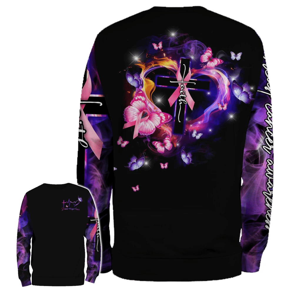 Butterfly Faith – T-Shirt und Hoodie zur Sensibilisierung für Brustkrebs 0822
