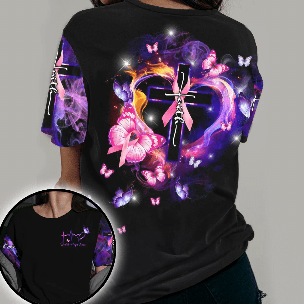 Butterfly Faith – T-Shirt und Hoodie zur Sensibilisierung für Brustkrebs 0822