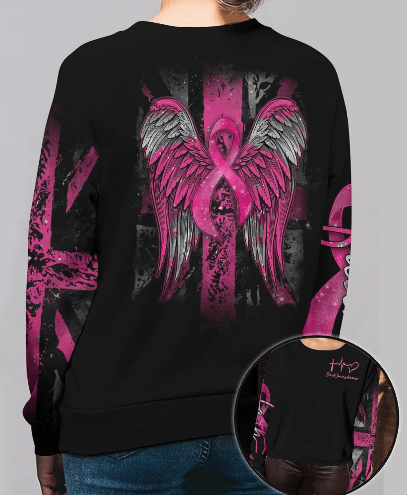 Breast Cancer Wing - Breast Cancer Awareness All Over T-shirt and Hoodie 0822