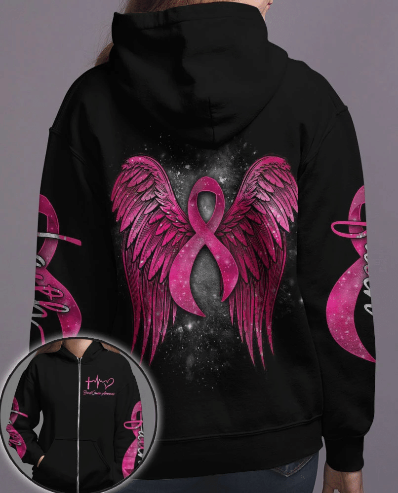 Faith - Breast Cancer Awareness All Over T-shirt and Hoodie 0822