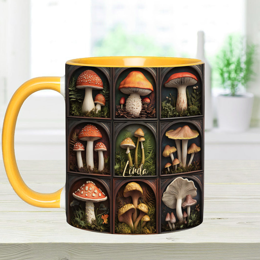 Mushroom Collection - Personalized Mushroom Accent Mug