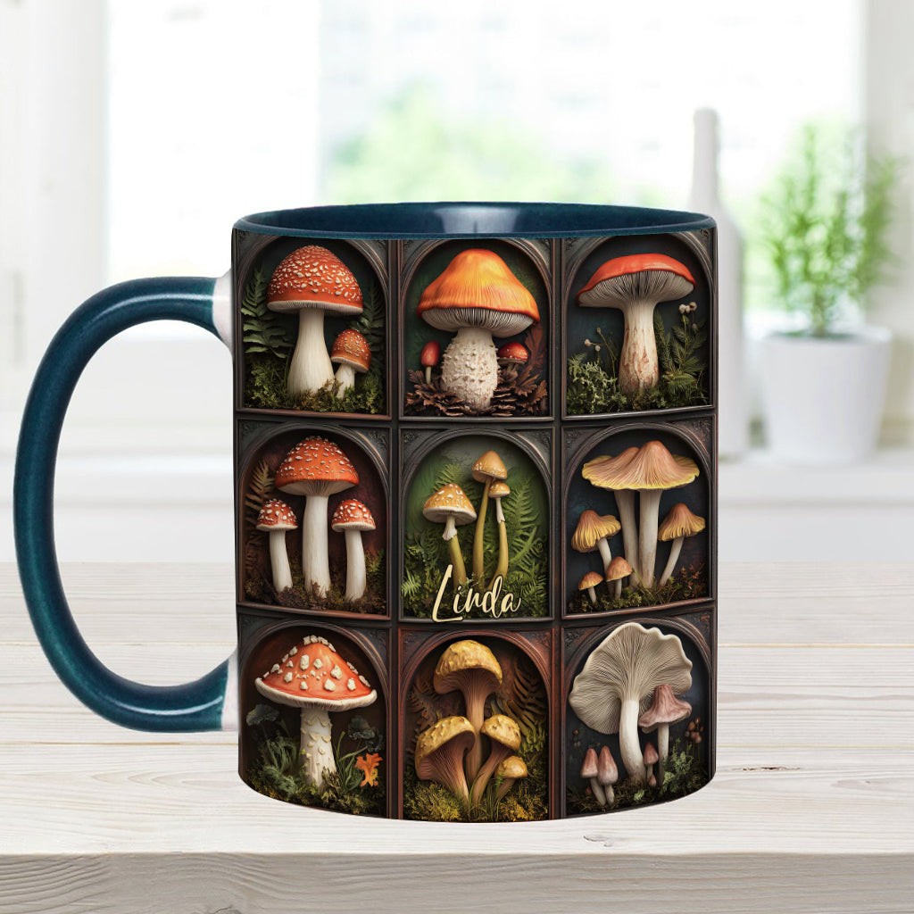 Mushroom Collection - Personalized Mushroom Accent Mug