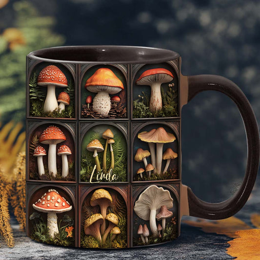 Mushroom Collection - Personalized Mushroom Accent Mug