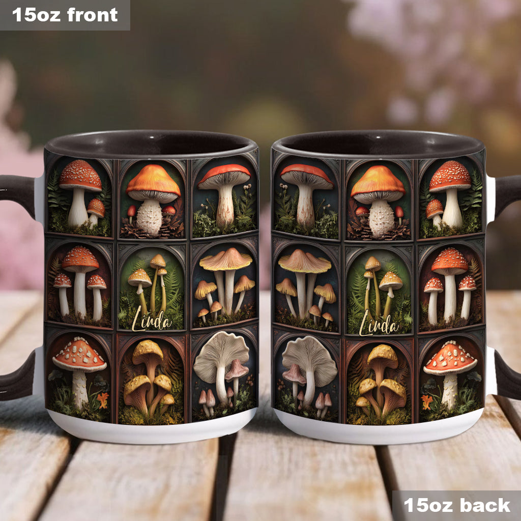 Mushroom Collection - Personalized Mushroom Accent Mug
