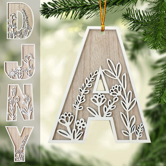 Wunderschöner Blumenbuchstabe – personalisierte Gartendekoration