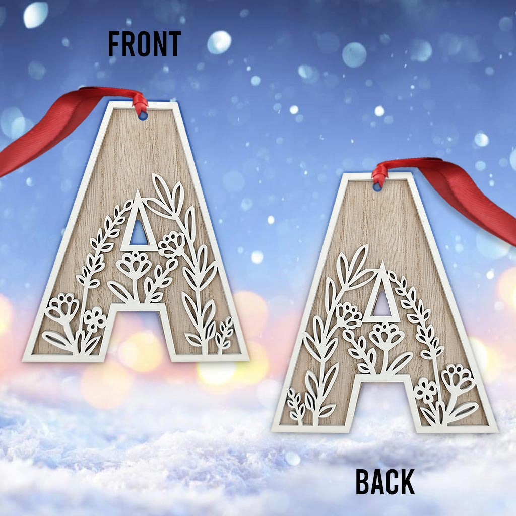 Wunderschöner Blumenbuchstabe – personalisierte Gartendekoration