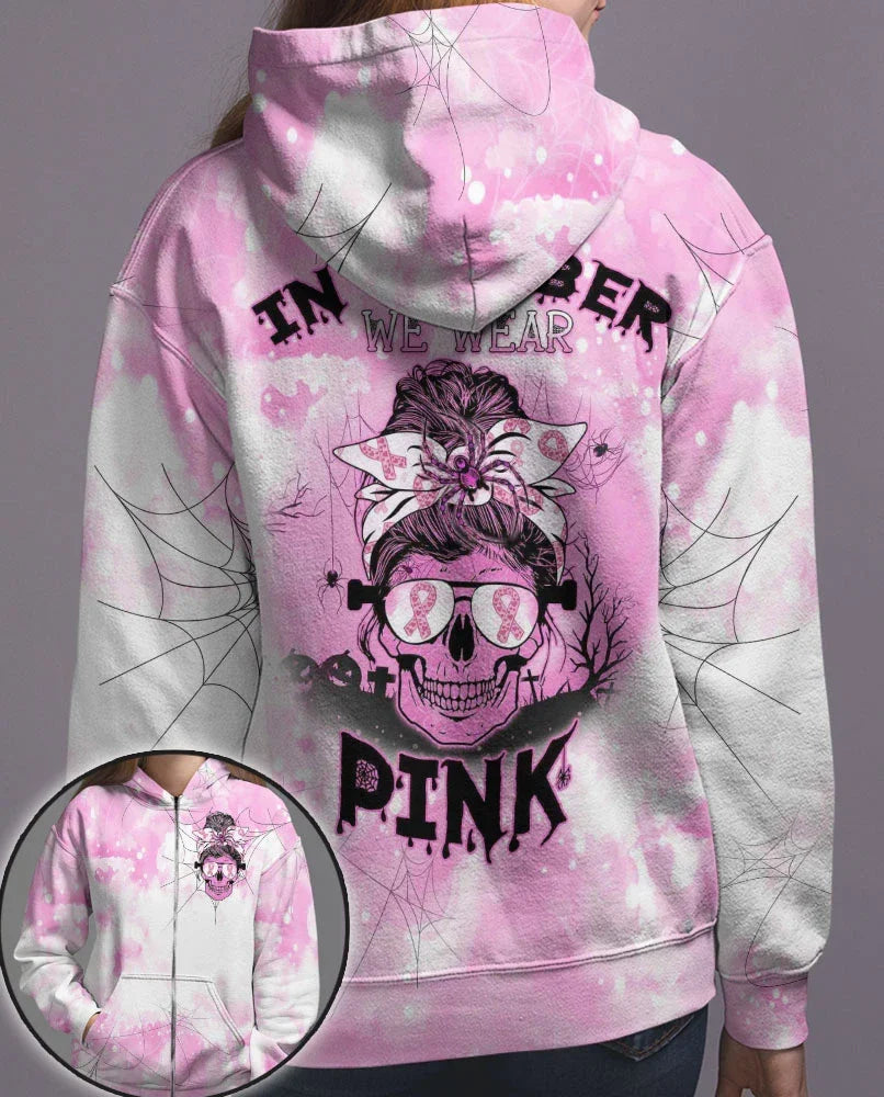 Im Oktober tragen wir Pink – T-Shirt und Hoodie zur Sensibilisierung für Brustkrebs 0822