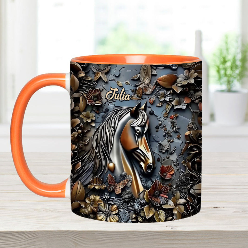 Wunderschönes Pferd – personalisierte Tasse mit Pferdemotiv