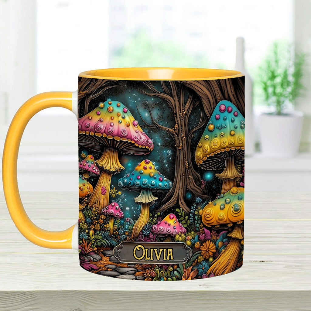 Zauberpilz – Personalisierte Tasse mit Pilzmotiv