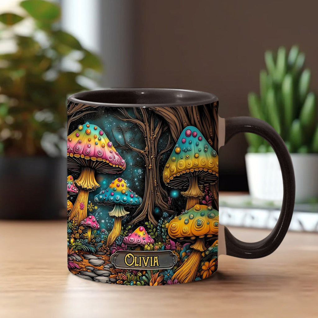 Zauberpilz – Personalisierte Tasse mit Pilzmotiv