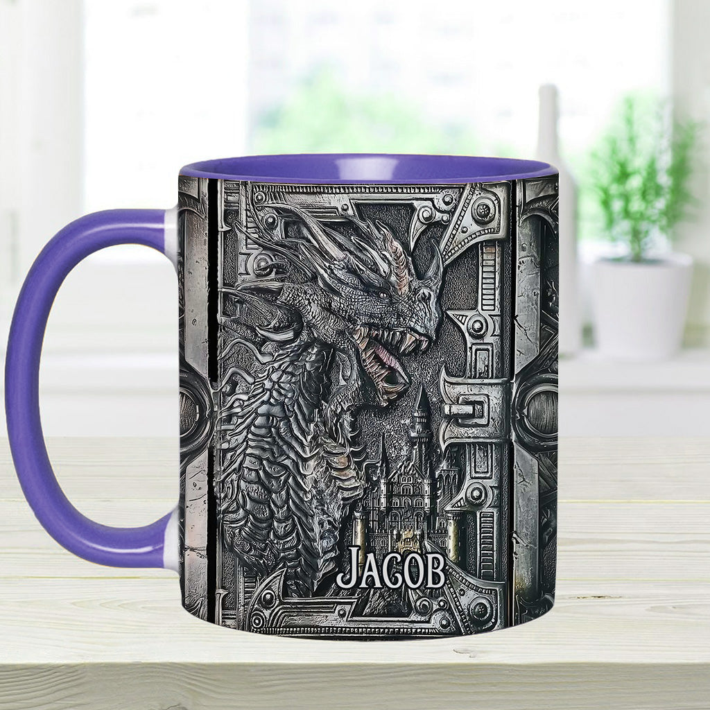 Majestic Dragon - Personalized Dragon Accent Mug
