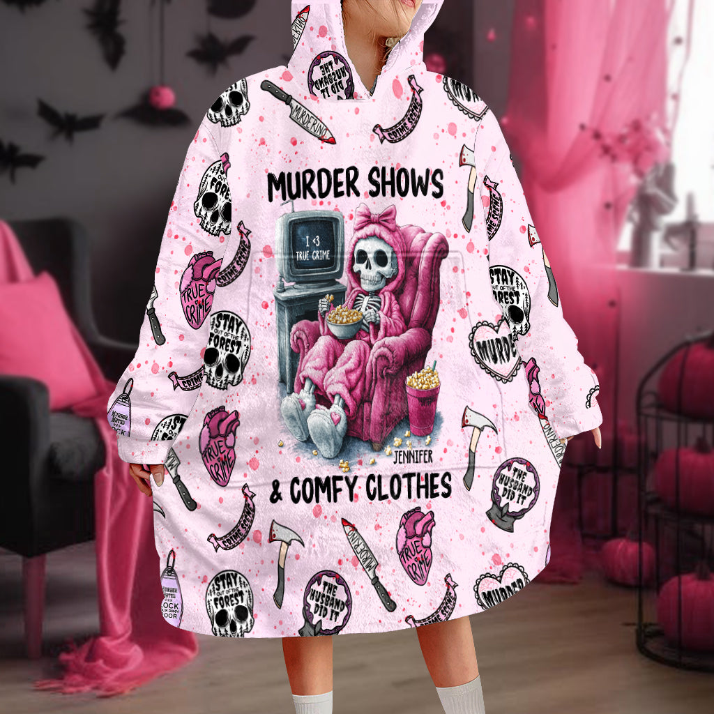 Krimiserien & bequeme Kleidung – personalisierter Deckenhoodie