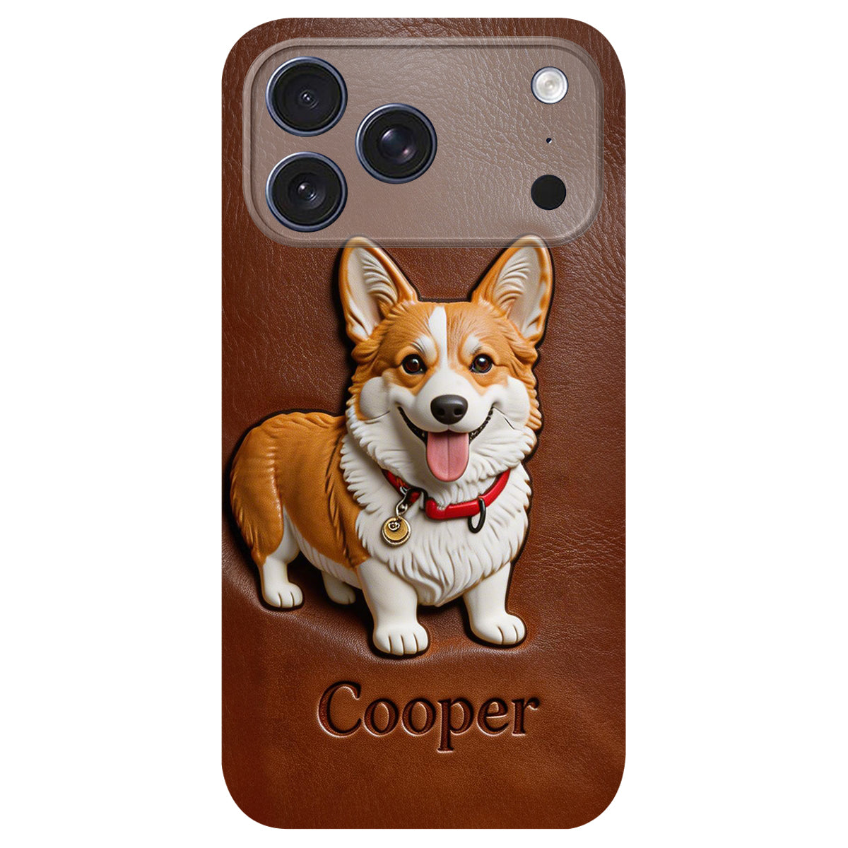 Custom Any Photo - Personalized Dog Leather Phone Case