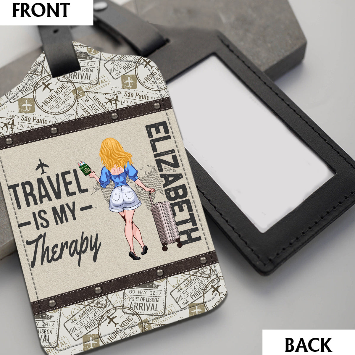 Adventure Awaits - Travelling gift for her, mom, wife, girlfriend, friend - Personalized Set