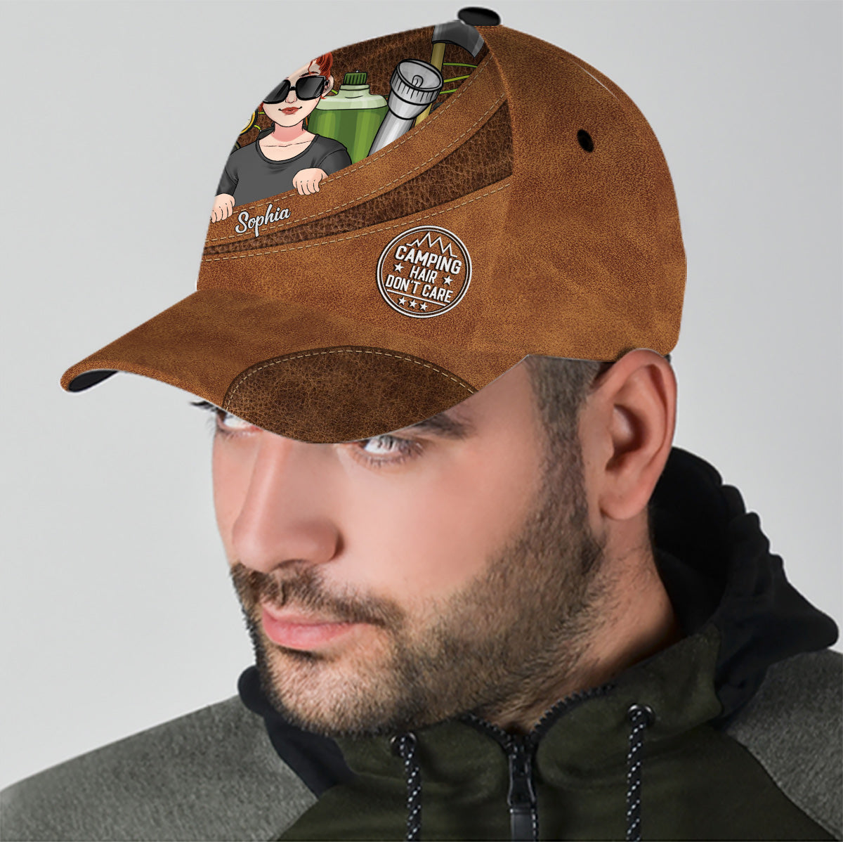 Camp Hair Don't Care - Personalized Camping Classic Cap