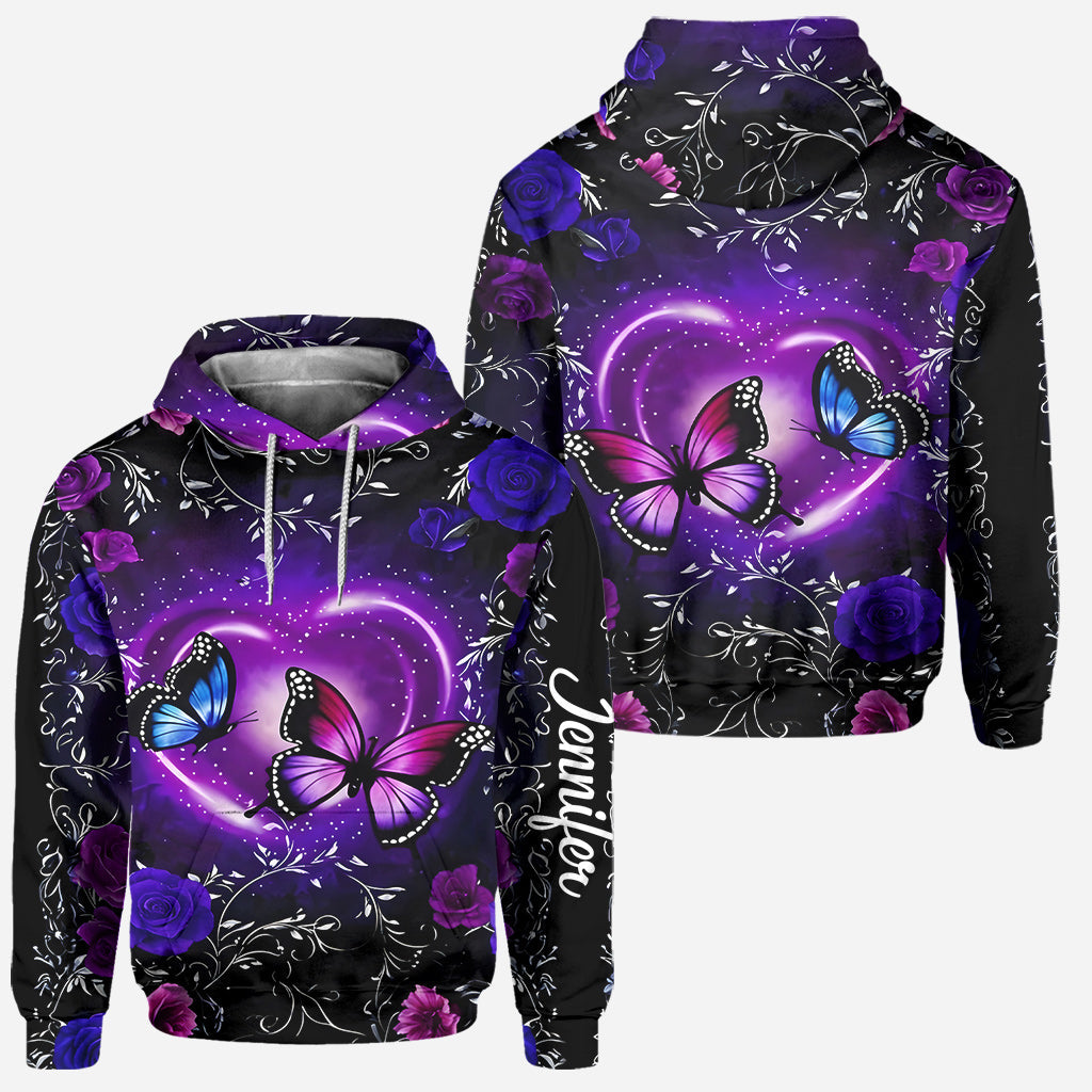 Schmetterlinge lieben – Personalisierter Schmetterlings-Hoodie und Leggings