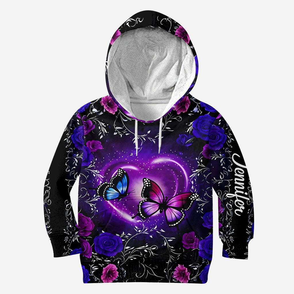 Schmetterlinge lieben – Personalisierter Schmetterlings-Hoodie und Leggings