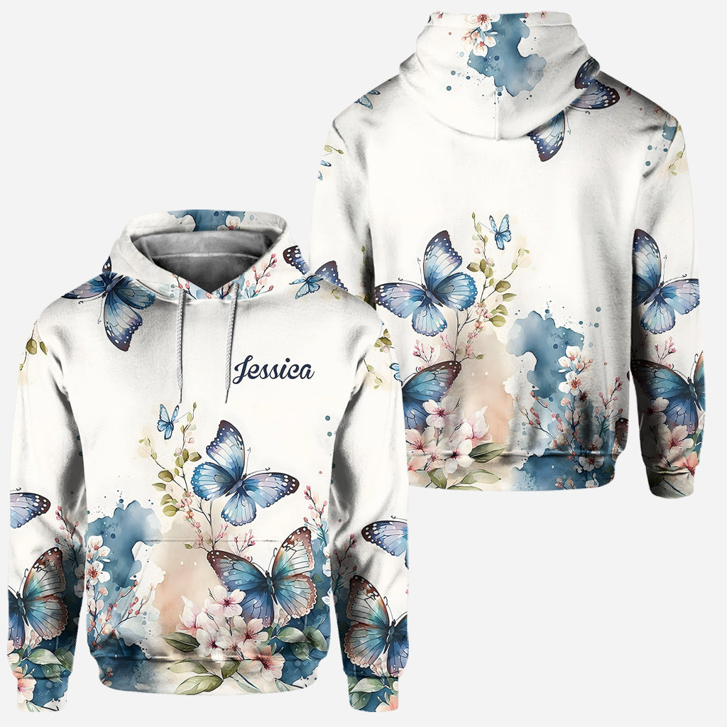 Schmetterlinge lieben – Personalisierter Schmetterlings-Hoodie und Leggings
