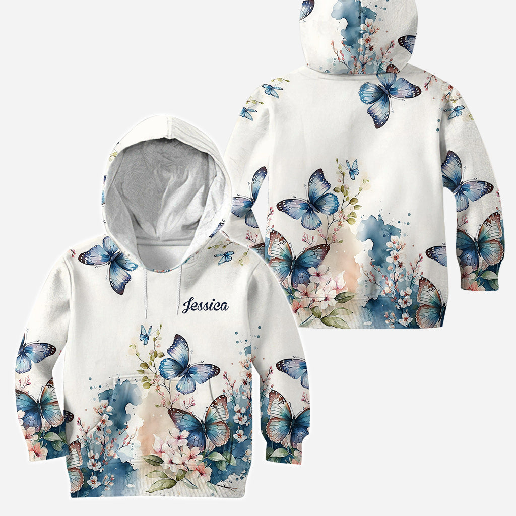Schmetterlinge lieben – Personalisierter Schmetterlings-Hoodie und Leggings