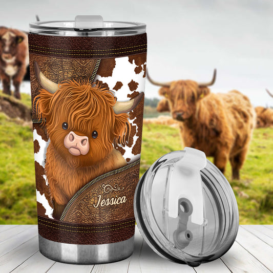 Love Highland Cows - Personalized Tumbler