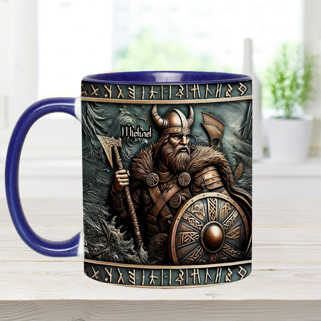 Wikingerkrieger – Personalisierte Tasse mit Wikinger-Akzent