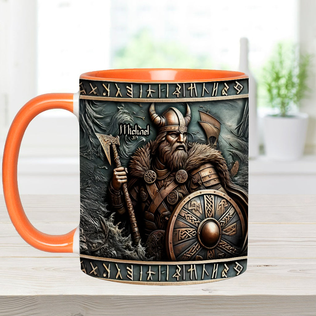 Wikingerkrieger – Personalisierte Tasse mit Wikinger-Akzent