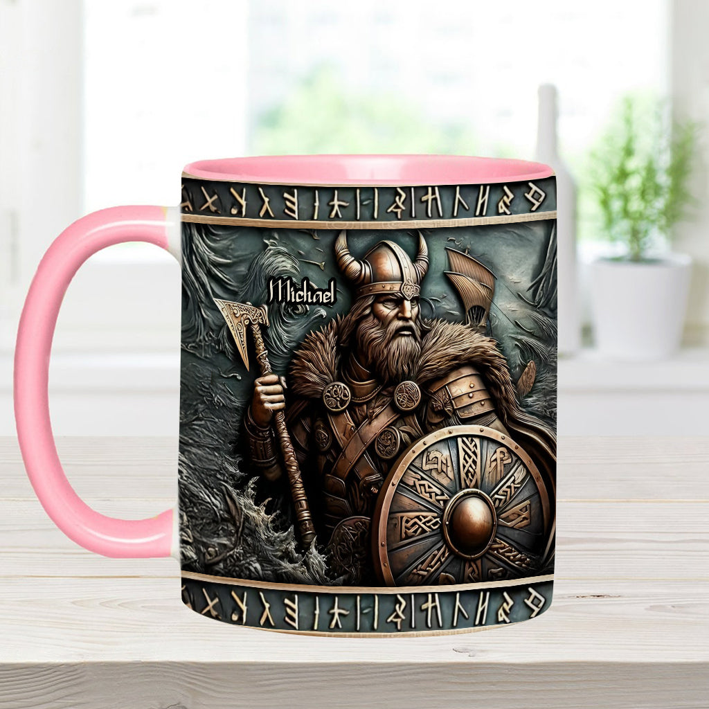 Wikingerkrieger – Personalisierte Tasse mit Wikinger-Akzent