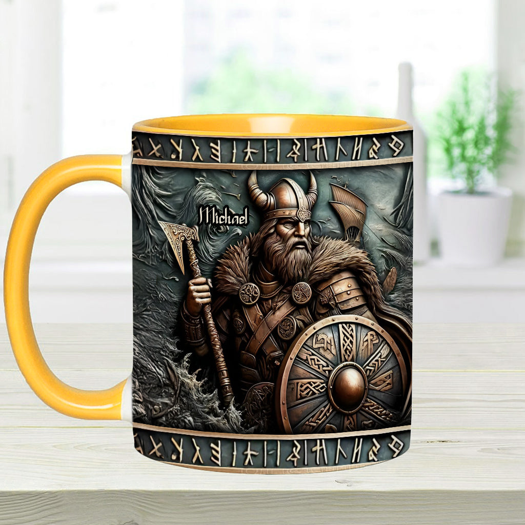 Wikingerkrieger – Personalisierte Tasse mit Wikinger-Akzent
