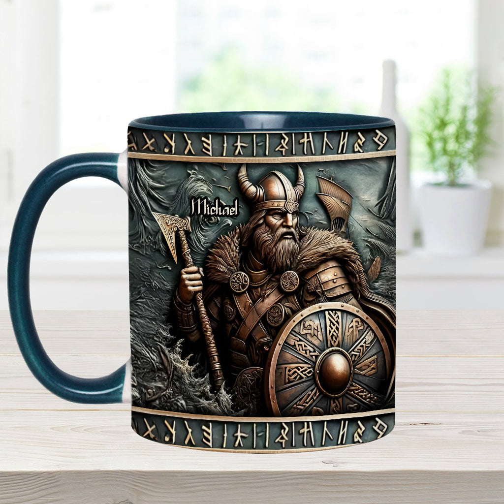 Wikingerkrieger – Personalisierte Tasse mit Wikinger-Akzent