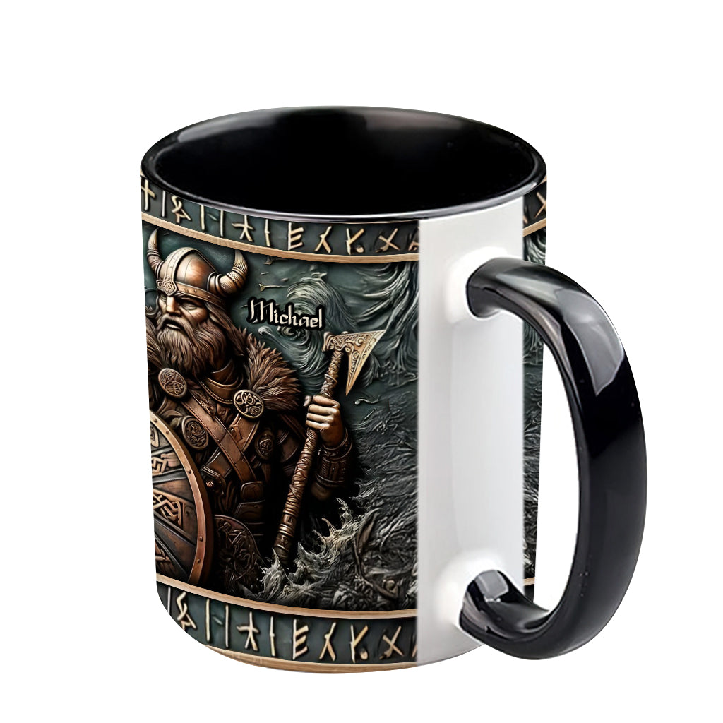 Wikingerkrieger – Personalisierte Tasse mit Wikinger-Akzent