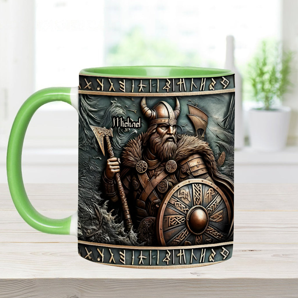 Wikingerkrieger – Personalisierte Tasse mit Wikinger-Akzent