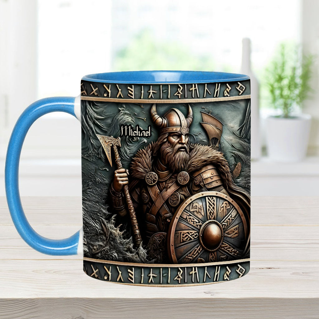 Wikingerkrieger – Personalisierte Tasse mit Wikinger-Akzent