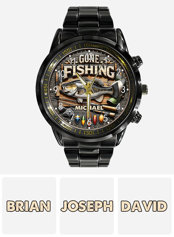 Liebe zum Angeln – Personalisierte Angler-Handuhr