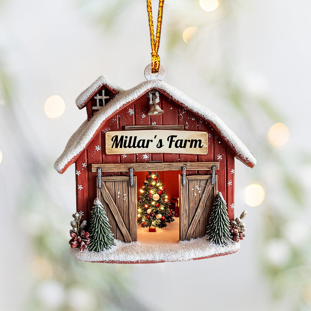 Bauernhaus - Personalisierter Familienschmuck