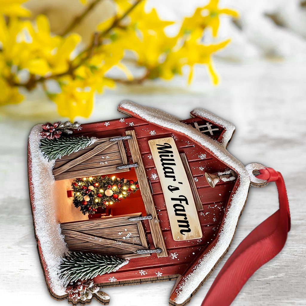 Bauernhaus - Personalisierter Familienschmuck