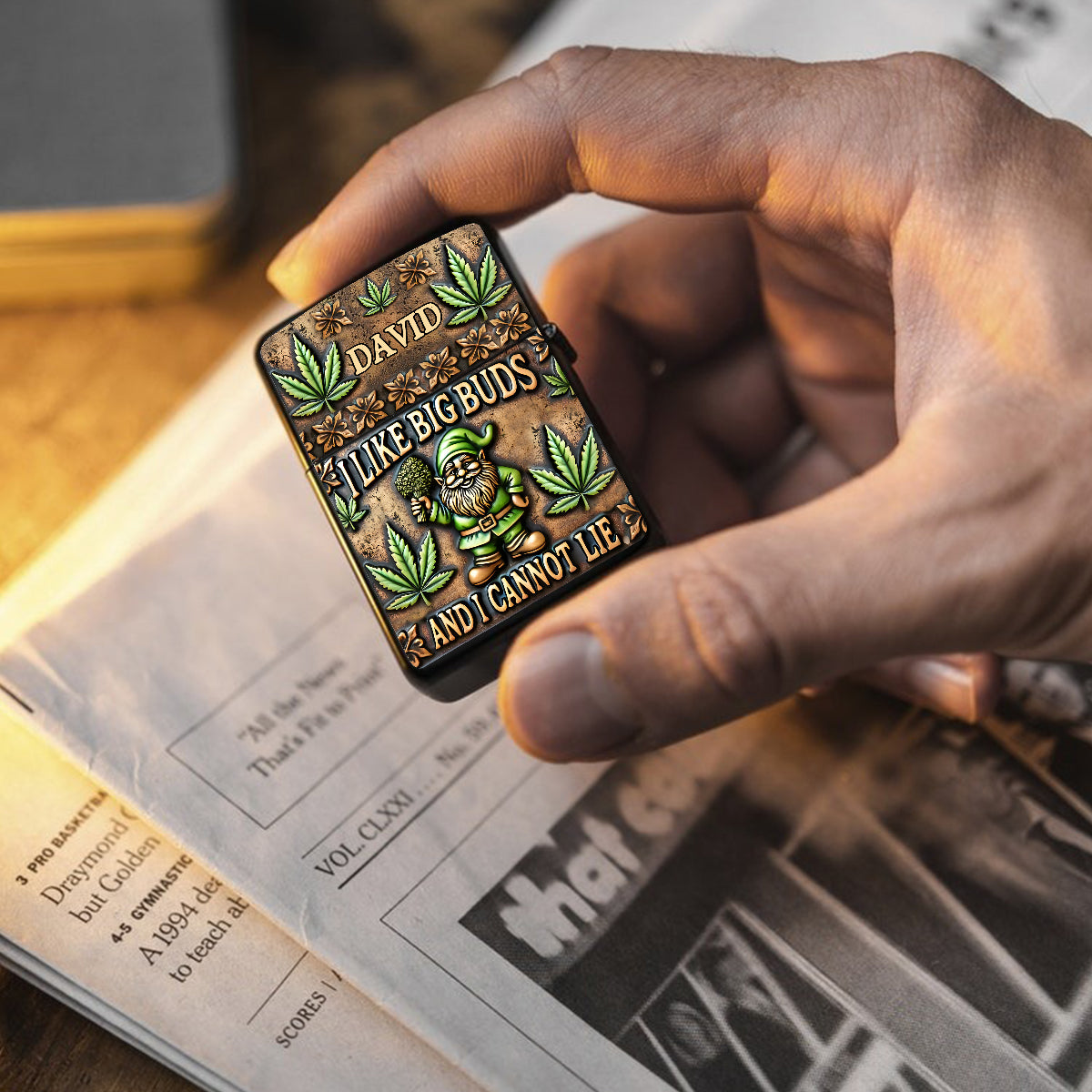 Ich mag große Buds – personalisiertes Weed-Feuerzeug