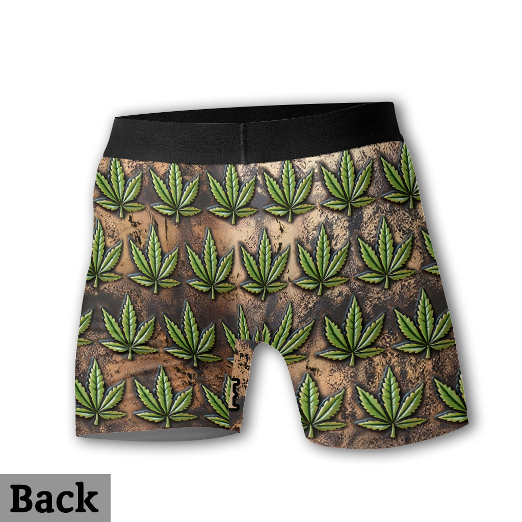 Ich mag große Buds – personalisierte Boxershorts für Herren mit Cannabis-Motiv