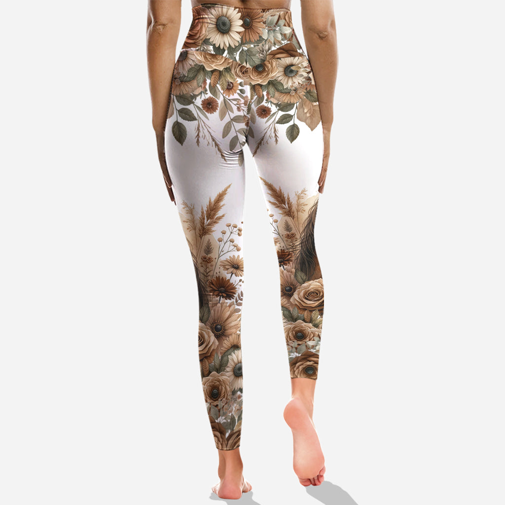 Wunderschönes Pferd – Personalisierter Pferde-Hoodie und Leggings