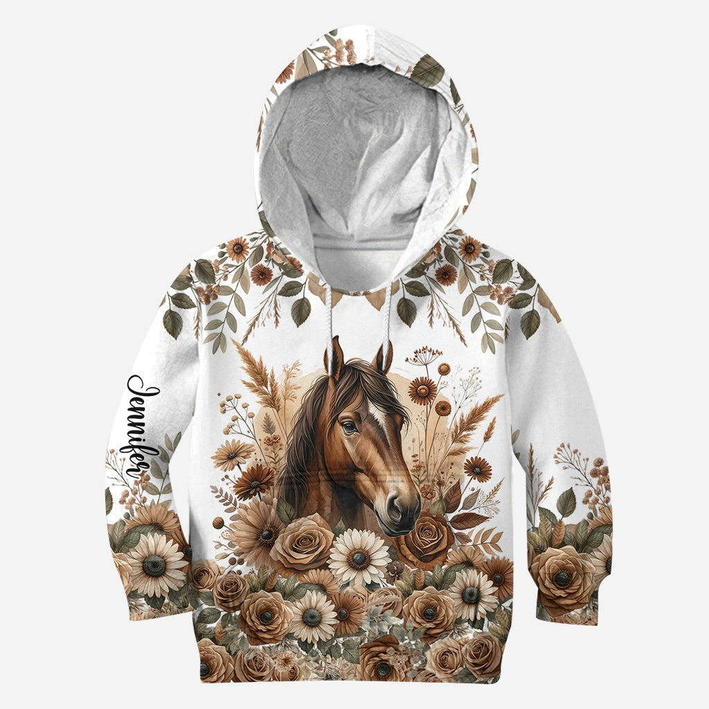 Wunderschönes Pferd – Personalisierter Pferde-Hoodie und Leggings