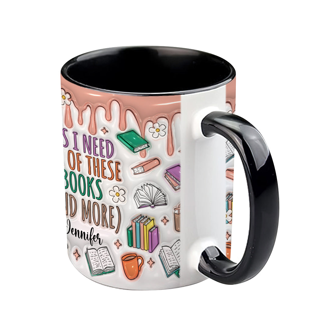 Ja, ich brauche all diese Bücher – personalisierte Buch-Tasse