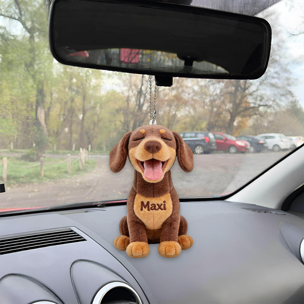 Personalized Tan Chihuahua Plush Keychain, Custom Dog Name Accessory Gift for Chihuahua Lovers and Pet Owners