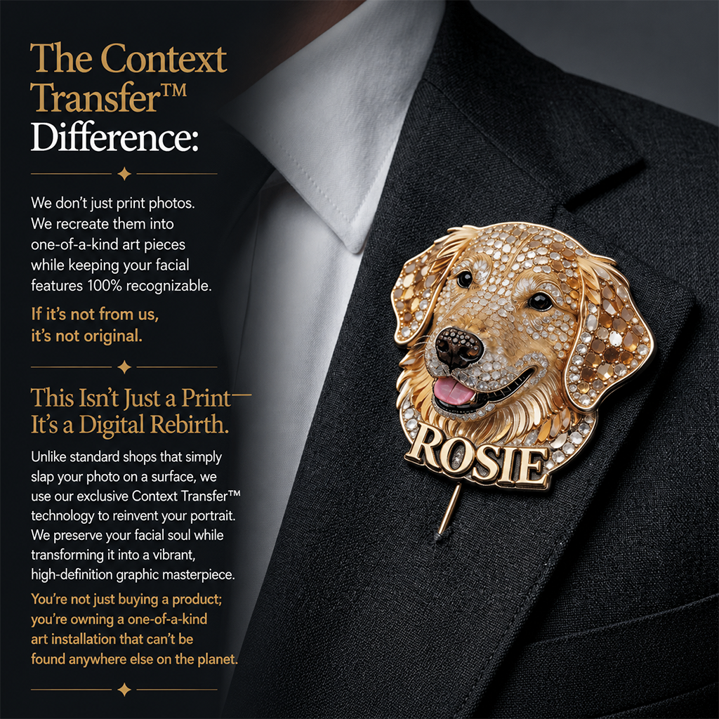 Personalized Jeweled Rottweiler Dog Pin, Unique Custom Gift for Rottweiler Owners Pet Lovers Jacket Backpack Accessory