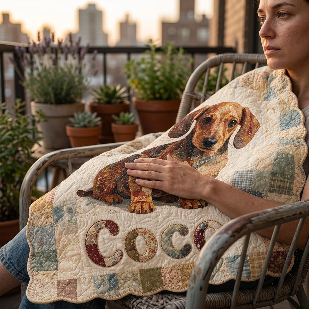 Personalized Short Haired Fawn Chihuahua Shaped Fleece Blanket | Cozy Dog Lover Gift for Pet Owners