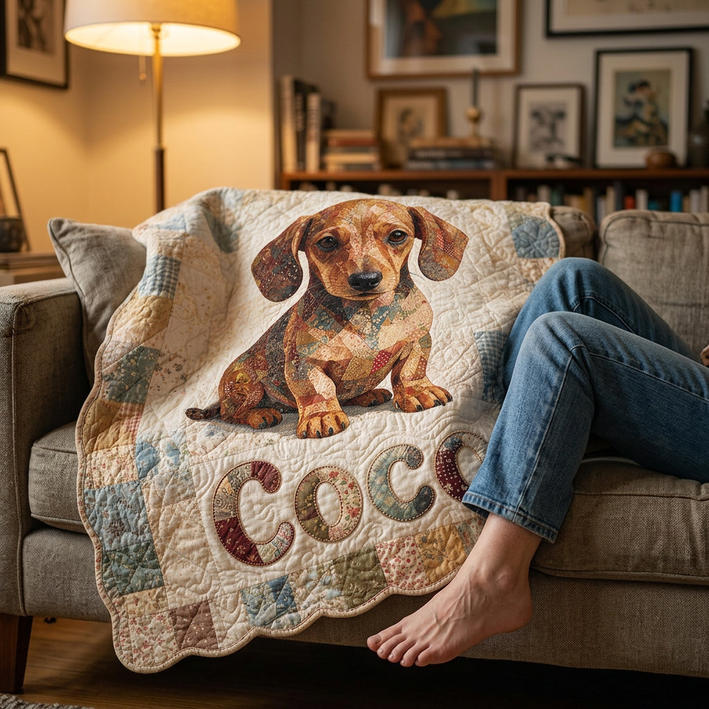 Personalized Short-Haired Boxer Dog Patchwork Fleece Blanket, Cozy Custom Gift for Boxer Owners and Dog Lovers