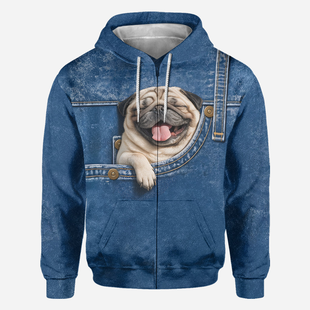 Funny Peeking German Shepherd All Over Print Hoodie, Personalized Gift for German Shepherd Dog Pet Owner