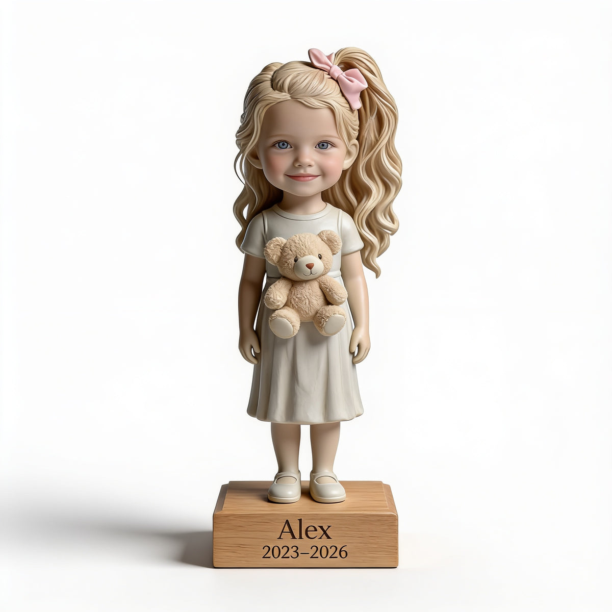 Personalized Custom Shaped Acrylic Plaque, Little Girl Memorial Keepsake Custom Child Photo Home Desk Decor Gift