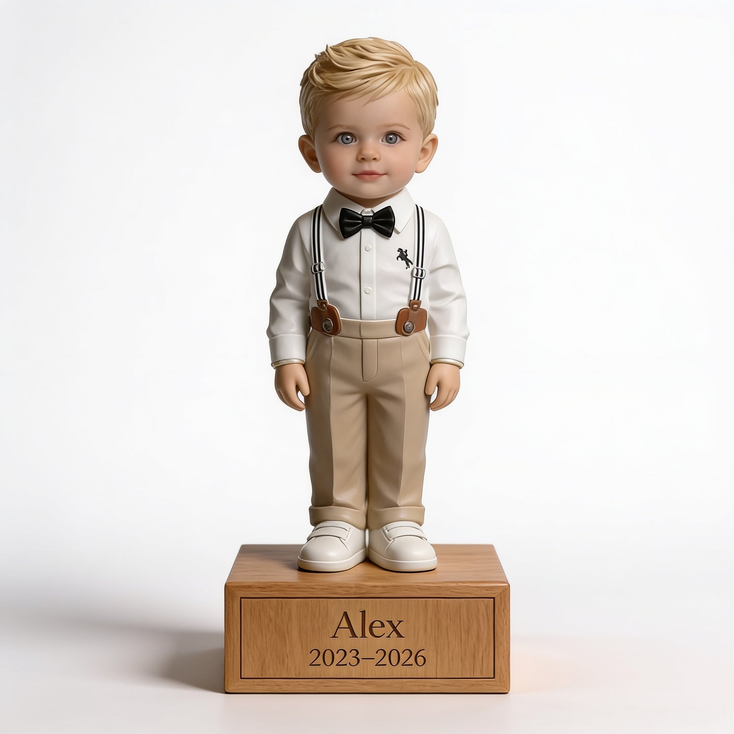 Custom From Any Photo Personalized Toddler Boy Figurine Acrylic Plaque, Memorial Keepsake Home & Desk Decor Gift