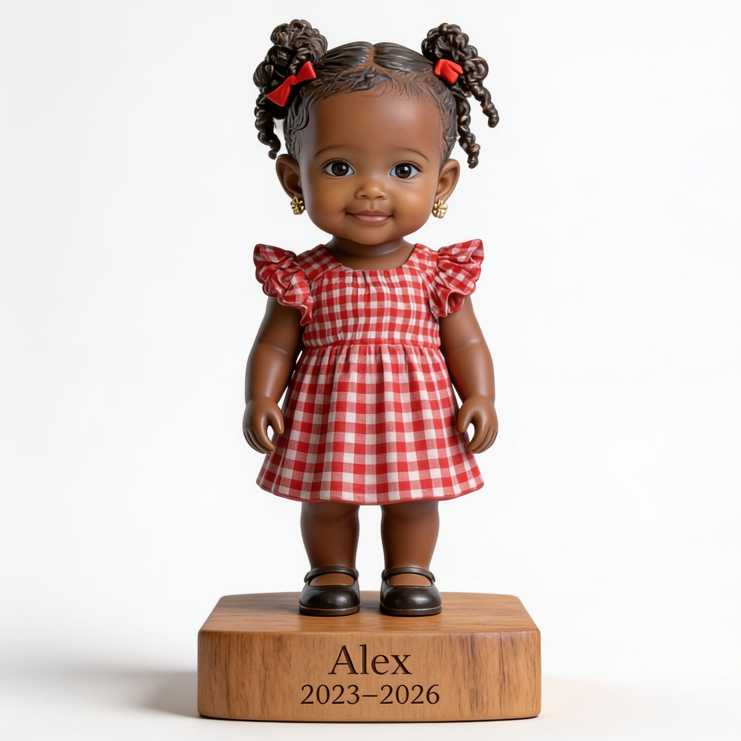 Custom Photo Personalized Toddler Latina Kid Shaped Acrylic Plaque, Sentimental Memory Keepsake Gift for Home Desk Display